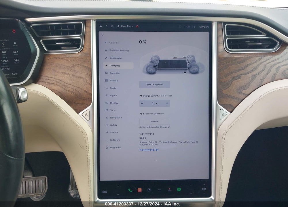 2017 TESLA MODEL X VIN: 5YJXCBE25HF076502