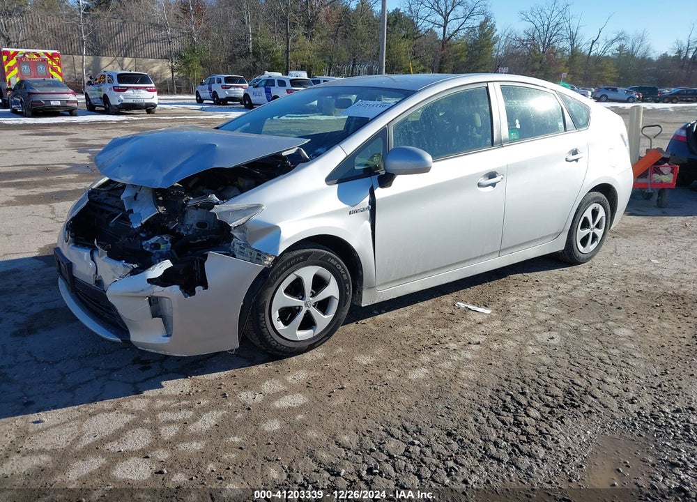 2014 TOYOTA PRIUS TWO VIN: JTDKN3DUXE1821326