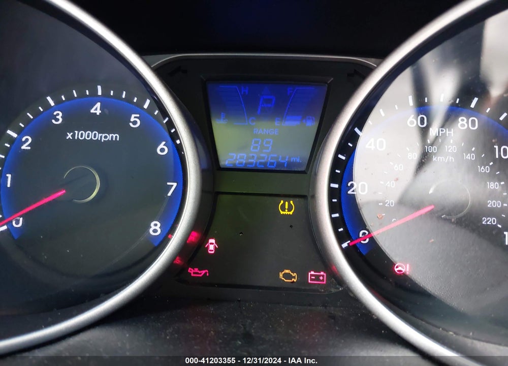 2014 HYUNDAI TUCSON GLS VIN: KM8JTCAF8EU817602