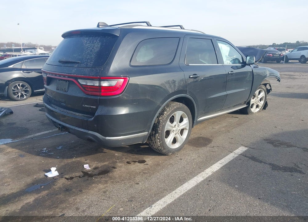 2014 DODGE DURANGO LIMITED VIN: 1C4RDJDG5EC524811