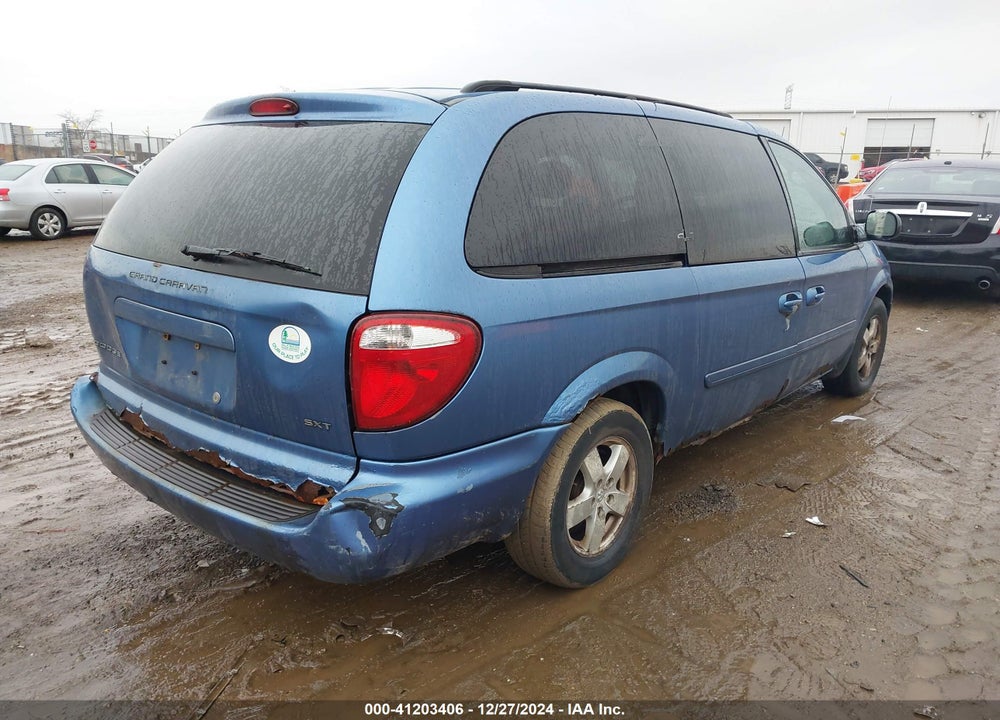 2007 DODGE GRAND CARAVAN SXT VIN: 2D4GP44LX7R344878