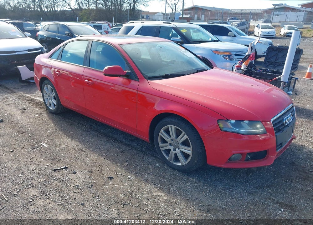 2010 AUDI A4 2.0T PREMIUM VIN: WAUAFAFL0AN059092