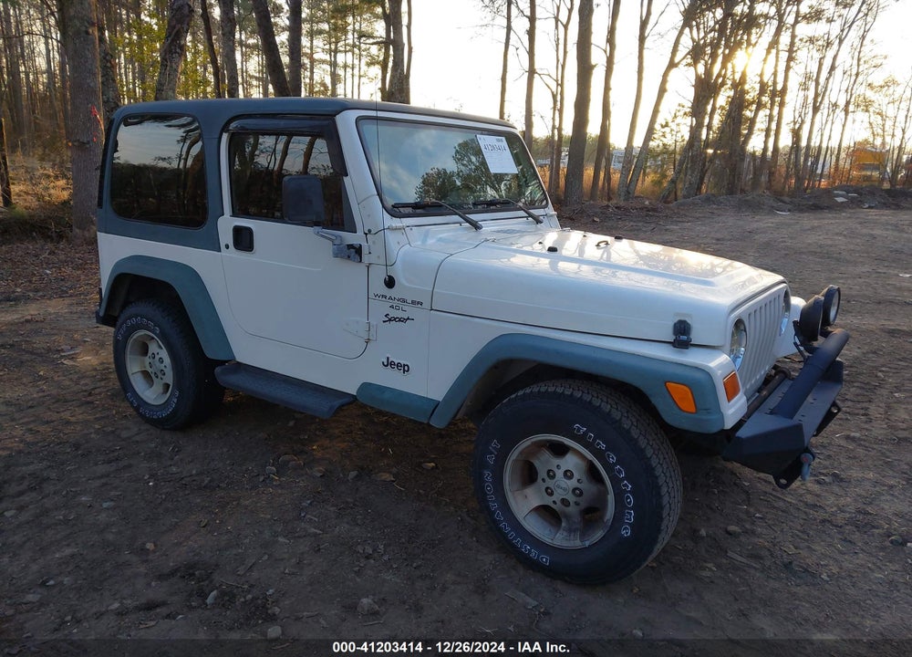1999 JEEP WRANGLER SPORT VIN: 1J4FY19S4XP459685