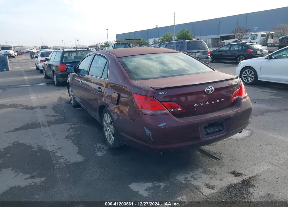 2008 TOYOTA AVALON TOURING VIN: 4T1BK36BX8U283939