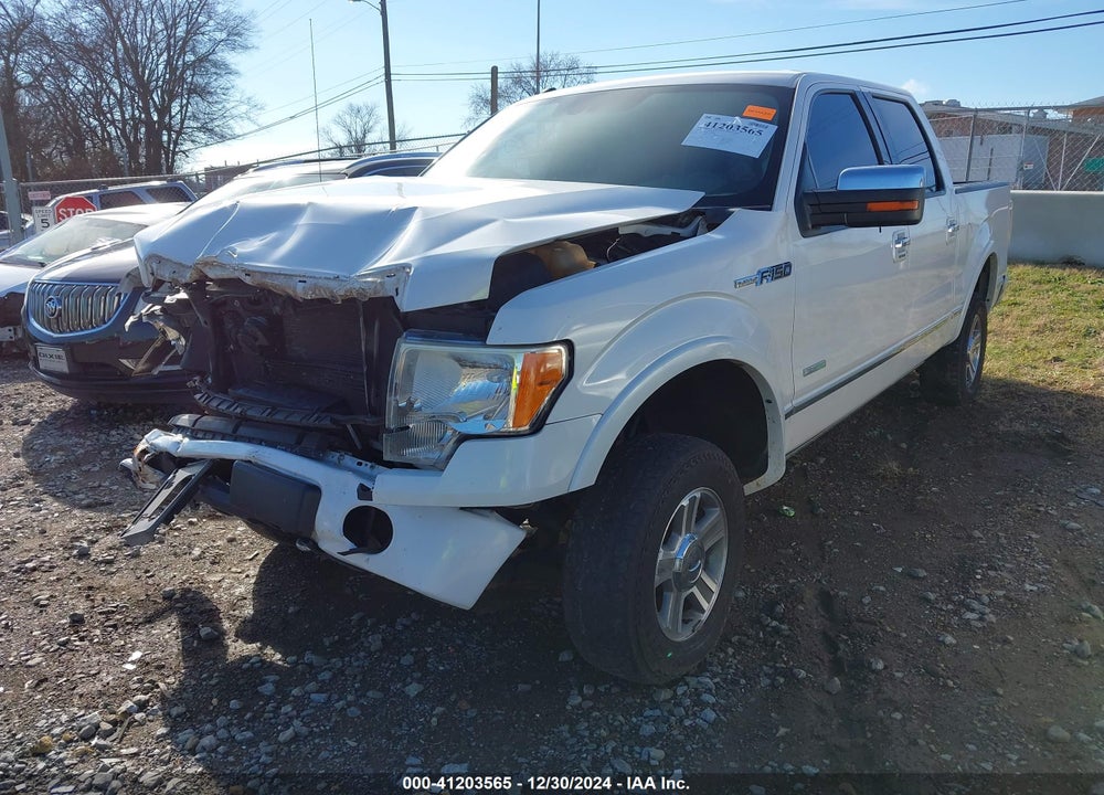 2012 FORD F-150 PLATINUM VIN: 1FTFW1ET8CFA99198