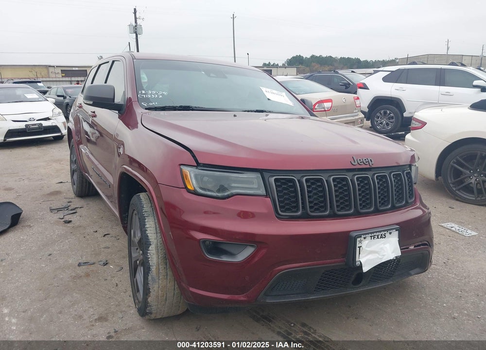 2021 JEEP GRAND CHEROKEE 80TH ANNIVERSARY 4X2 VIN: 1C4RJEBG7MC595610