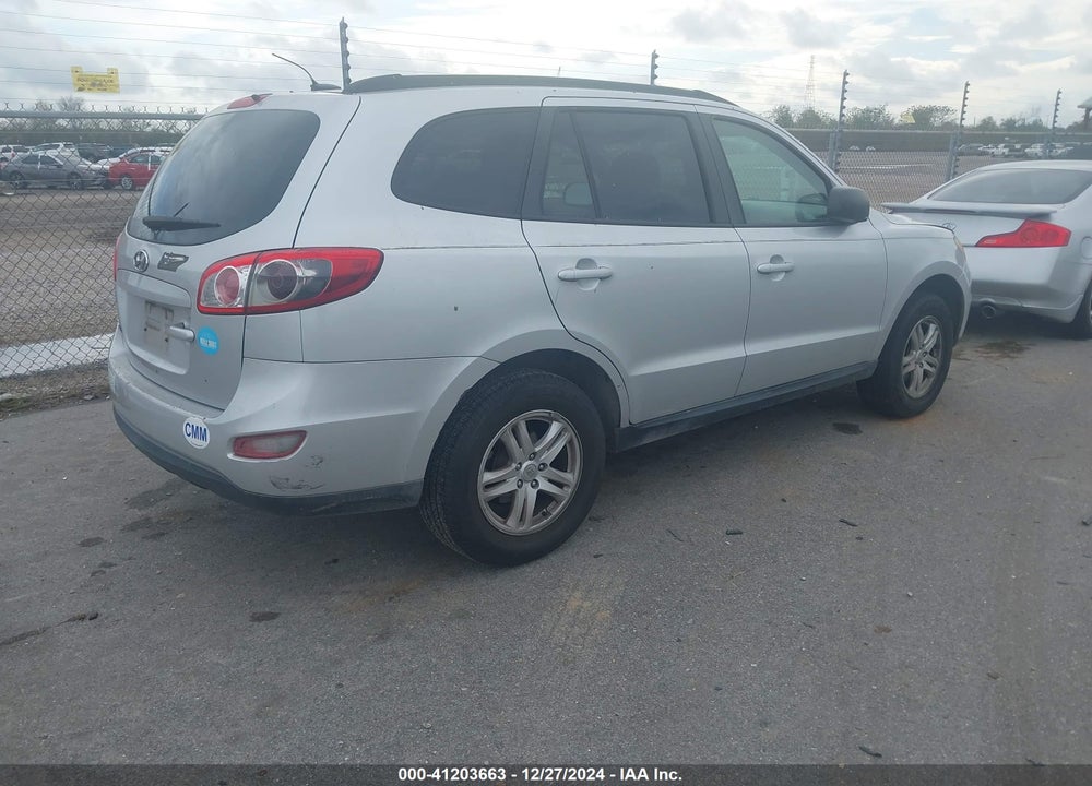 2012 HYUNDAI SANTA FE GLS VIN: 5XYZG3AB3CG111449
