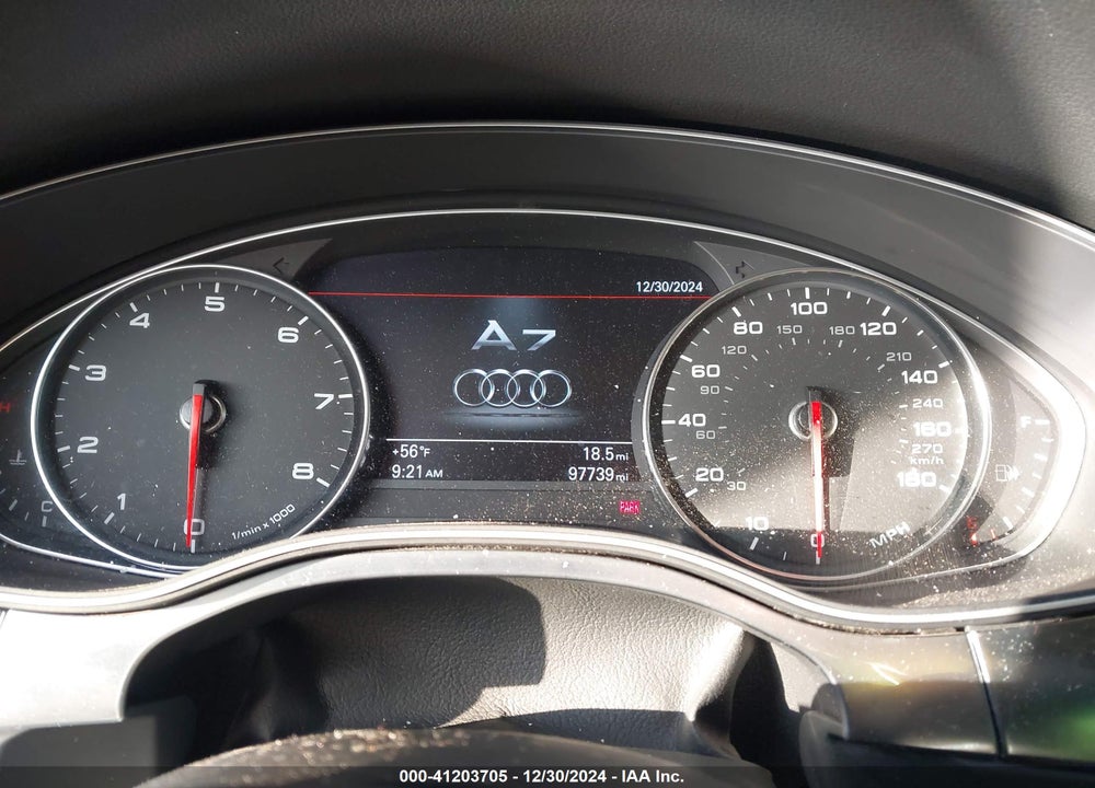 2013 AUDI A7 VIN: WAUYGAFC0DN036184
