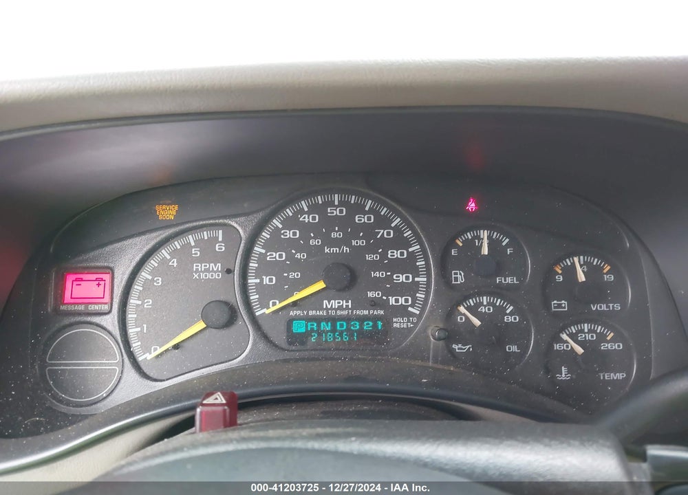 2000 CHEVROLET SILVERADO 1500 LT VIN: 1GCEK19T1YE284918