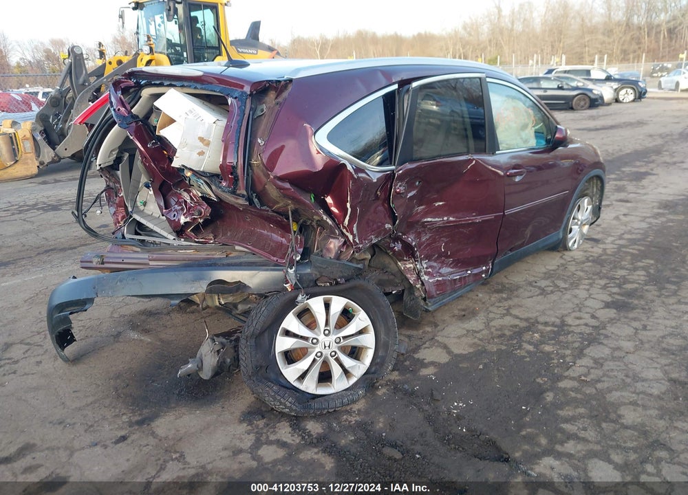 2013 HONDA CR-V EX-L VIN: 5J6RM4H75DL086571