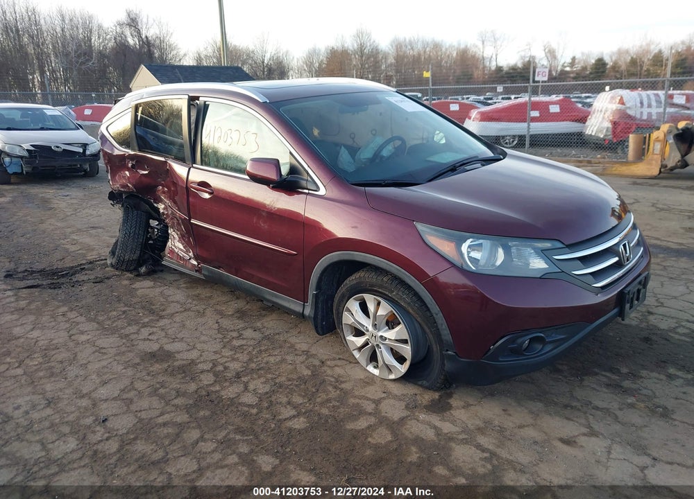 2013 HONDA CR-V EX-L VIN: 5J6RM4H75DL086571