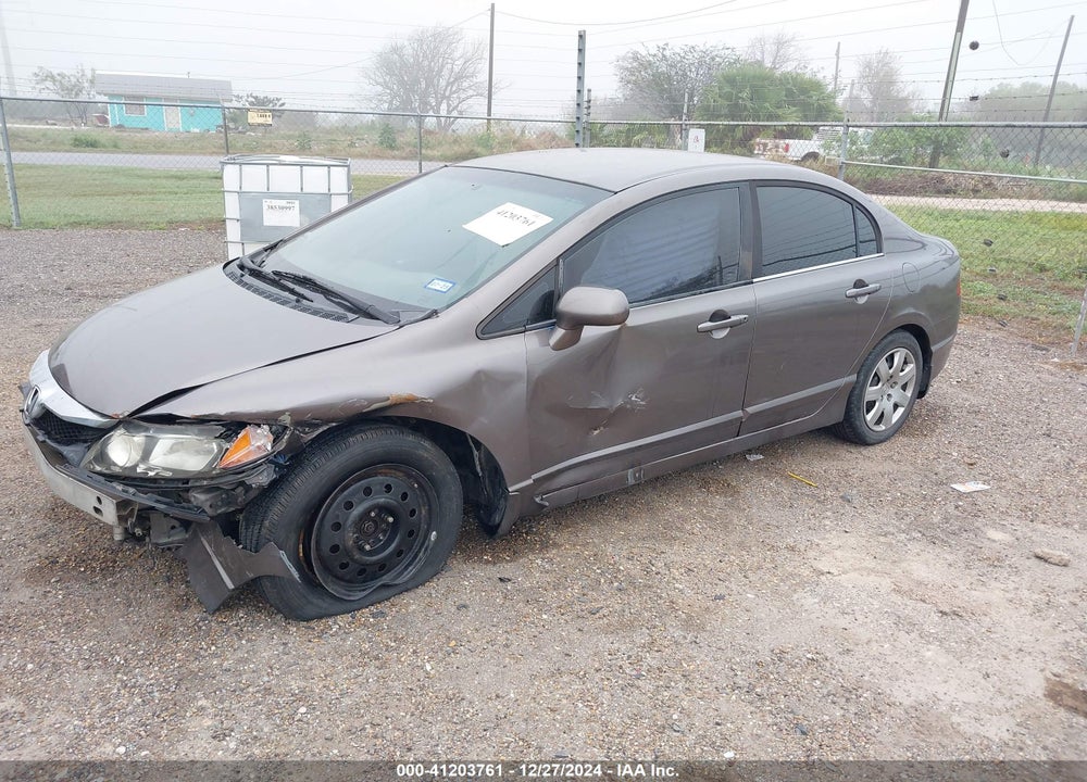 2011 HONDA CIVIC LX VIN: 19XFA1F58BE045780