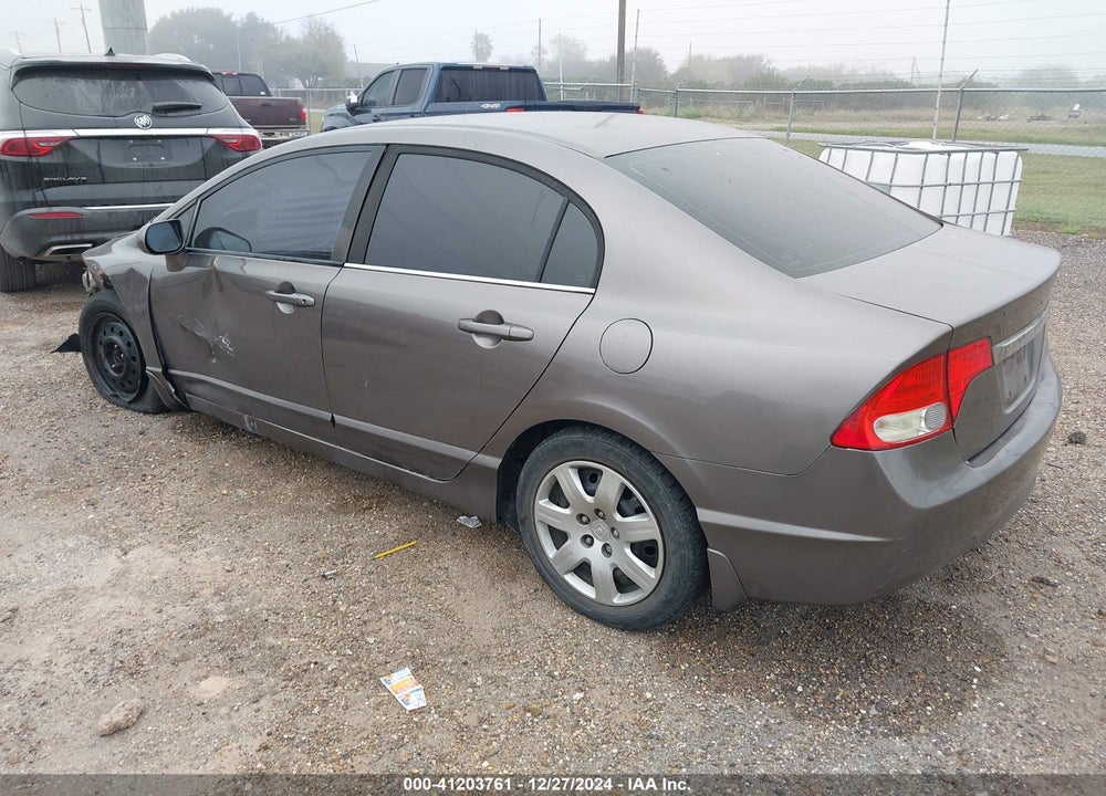 2011 HONDA CIVIC LX VIN: 19XFA1F58BE045780