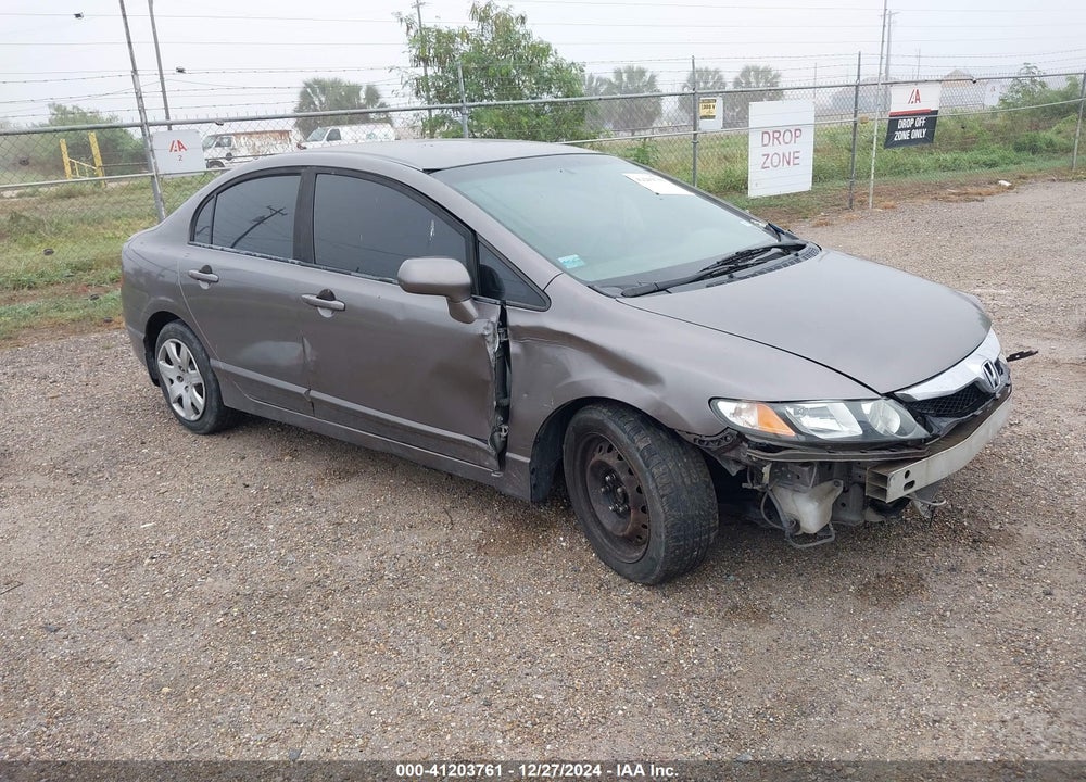 2011 HONDA CIVIC LX VIN: 19XFA1F58BE045780