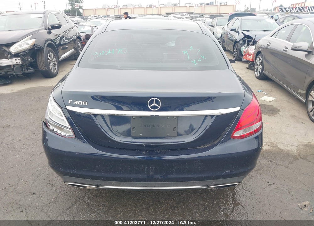 2016 MERCEDES-BENZ C 300 LUXURY/SPORT VIN: WDDWF4JB5GR164971