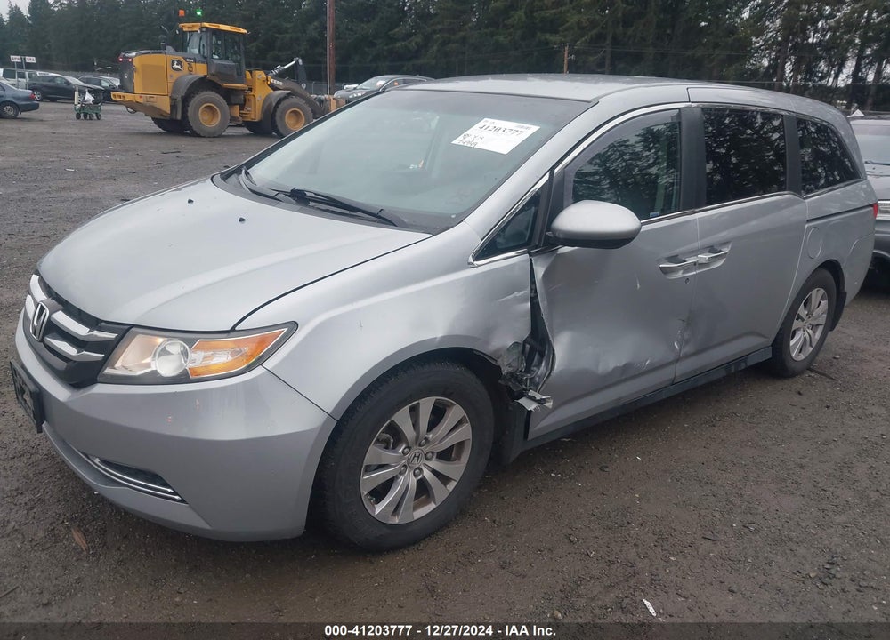 2016 HONDA ODYSSEY SE VIN: 5FNRL5H33GB166101