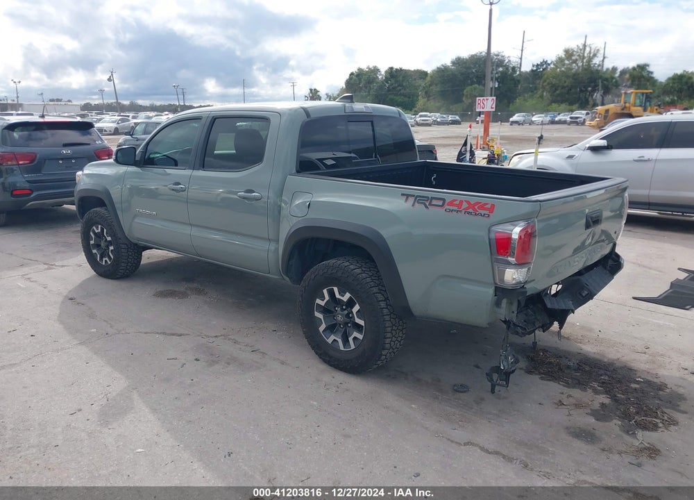 2022 TOYOTA TACOMA TRD OFF ROAD VIN: 3TMCZ5AN6NM480494