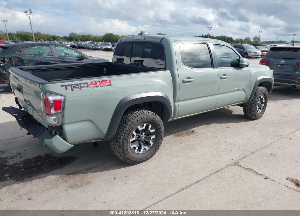 2022 TOYOTA TACOMA TRD OFF ROAD VIN: 3TMCZ5AN6NM480494
