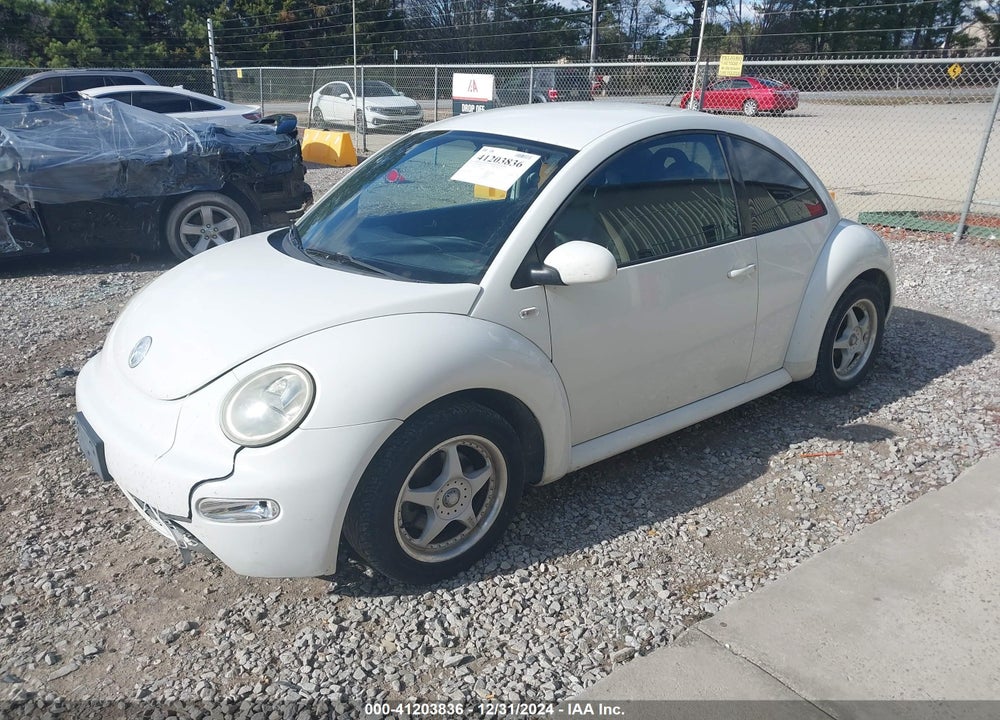 2001 VOLKSWAGEN NEW BEETLE GL VIN: 3VWBK21CX1M446112