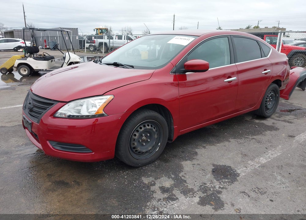 2014 NISSAN SENTRA SV VIN: 3N1AB7AP7EY327739