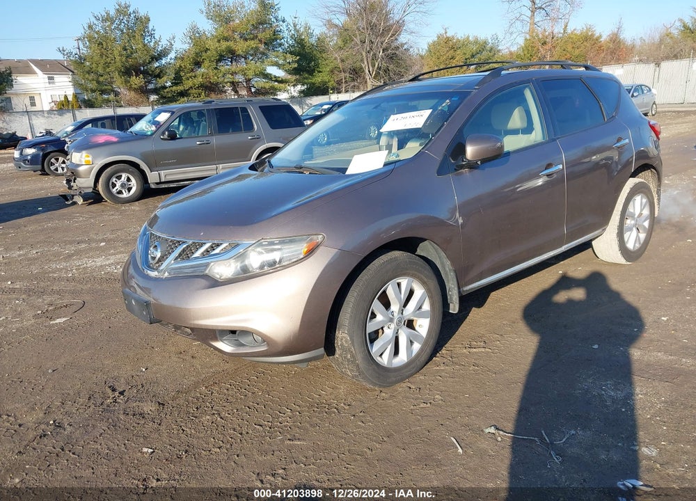 2012 NISSAN MURANO SV VIN: JN8AZ1MW8CW228865
