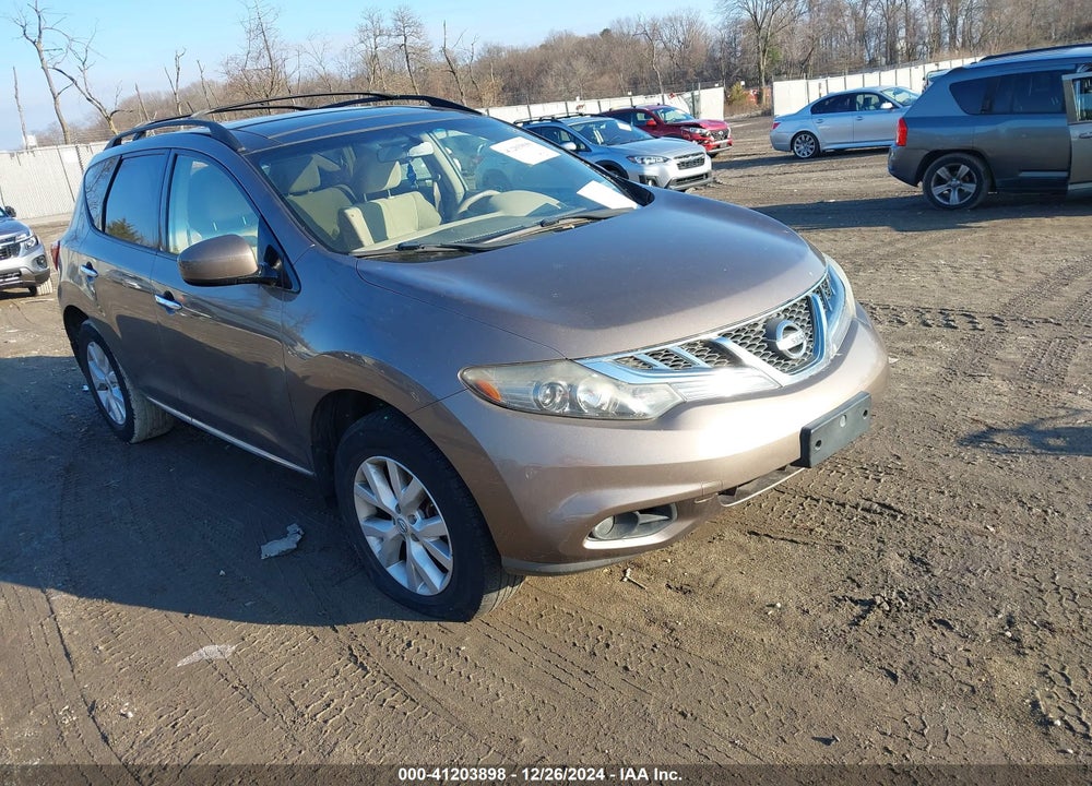 2012 NISSAN MURANO SV VIN: JN8AZ1MW8CW228865