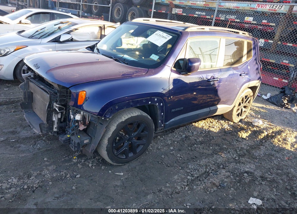 2018 JEEP RENEGADE ALTITUDE FWD VIN: ZACCJABB8JPG74620