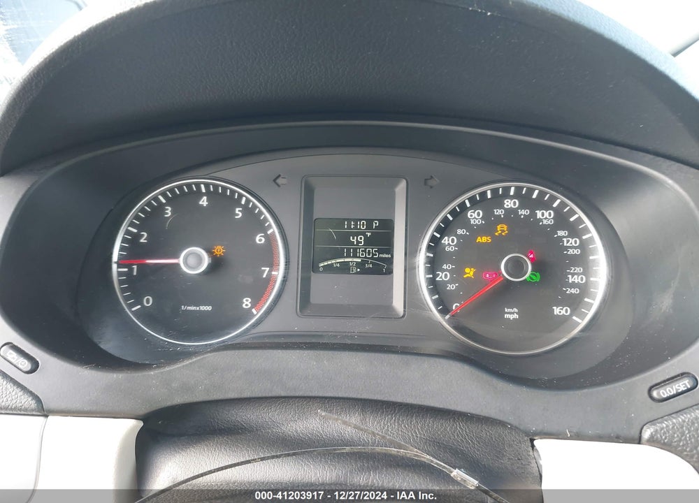 2013 VOLKSWAGEN JETTA 2.5L SE VIN: 3VWDX7AJ3DM405914
