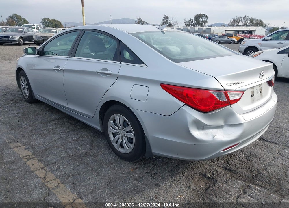2013 HYUNDAI SONATA GLS VIN: 5NPEB4AC7DH523346
