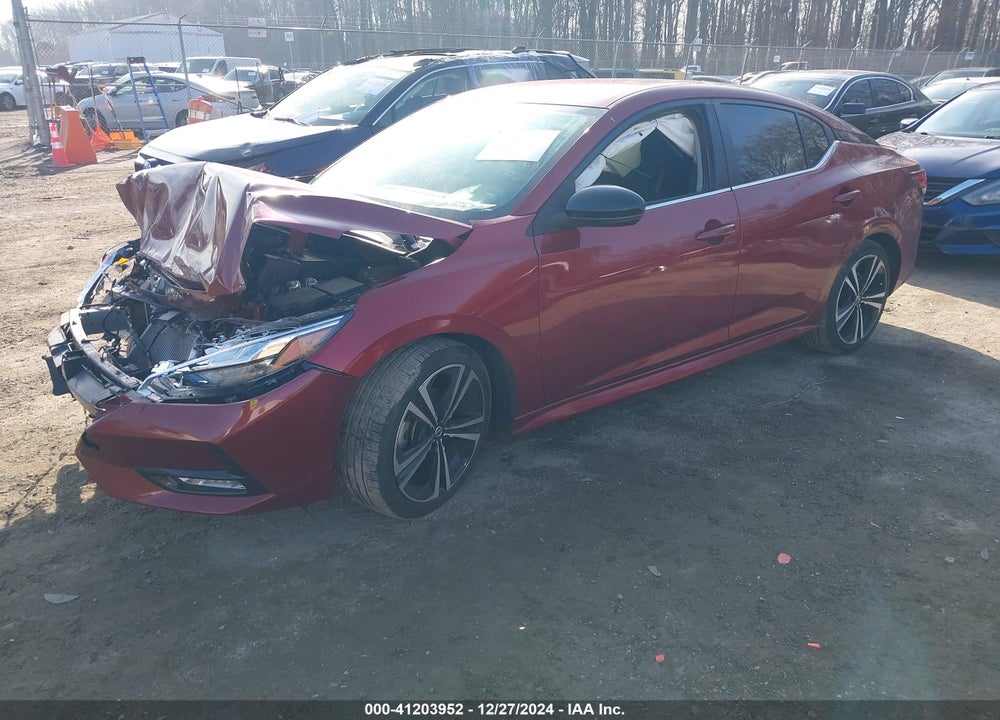 2021 NISSAN SENTRA VIN: 3N1AB8DV5MY305933