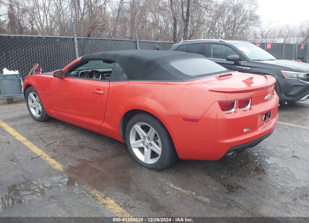 2012 CHEVROLET CAMARO 1LT VIN: 2G1FB3D38C9198095