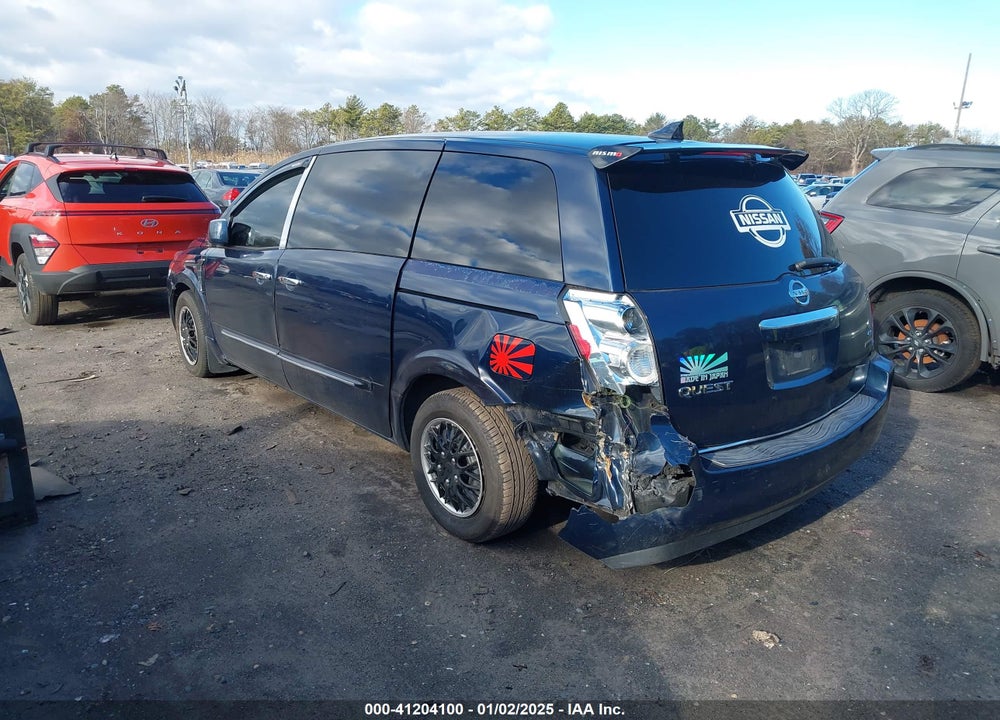 2009 NISSAN QUEST 3.5 VIN: 5N1BV28U39N100957