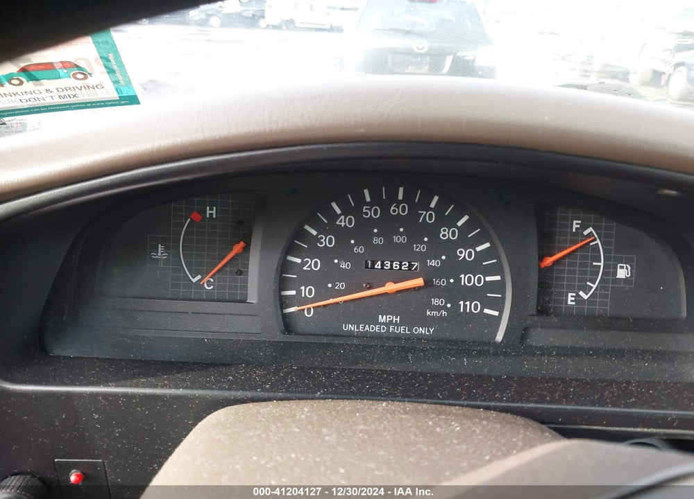 1999 TOYOTA TACOMA PRERUNNER VIN: 4TASM92N5XZ492956