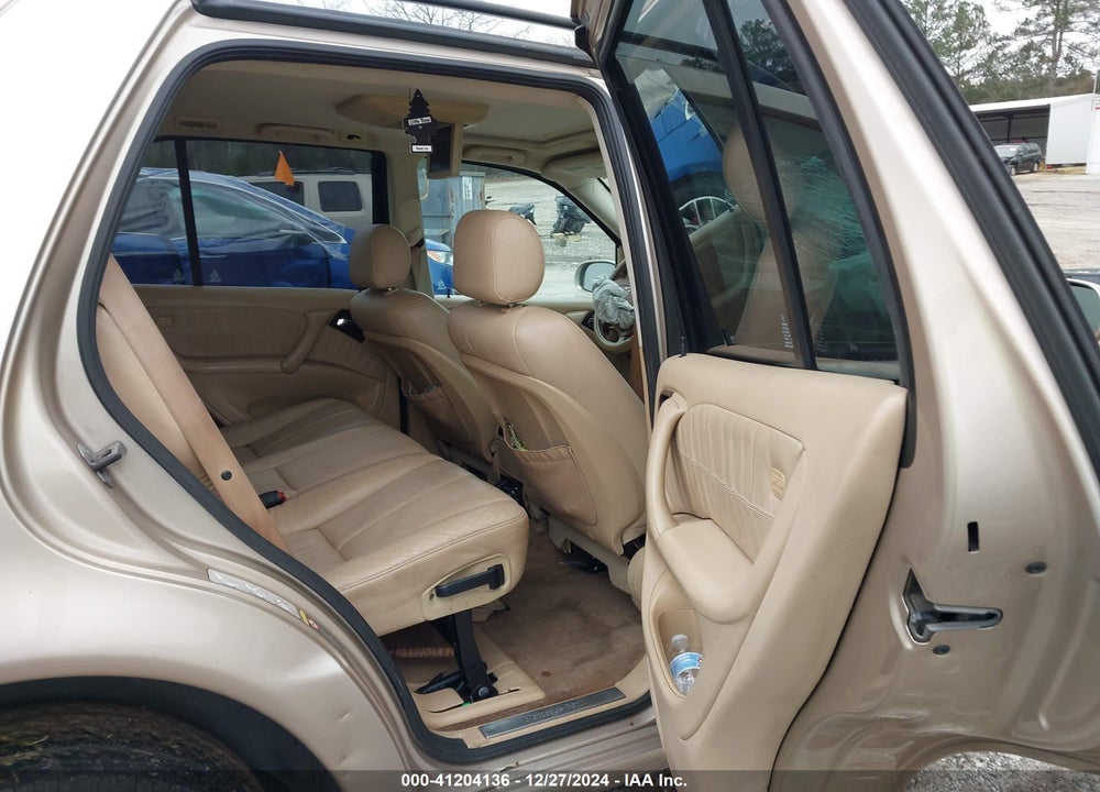 2003 MERCEDES-BENZ ML 320 VIN: 4JGAB54E43A383811