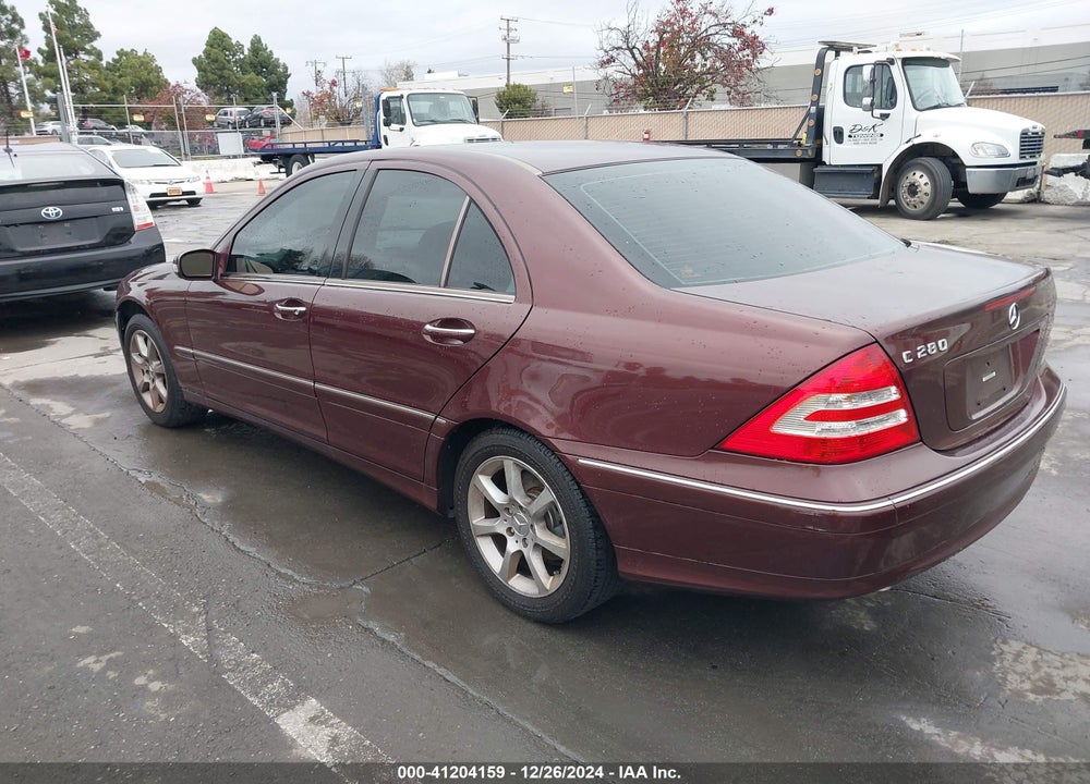 2007 MERCEDES-BENZ C 280 LUXURY VIN: WDBRF54H07A935928