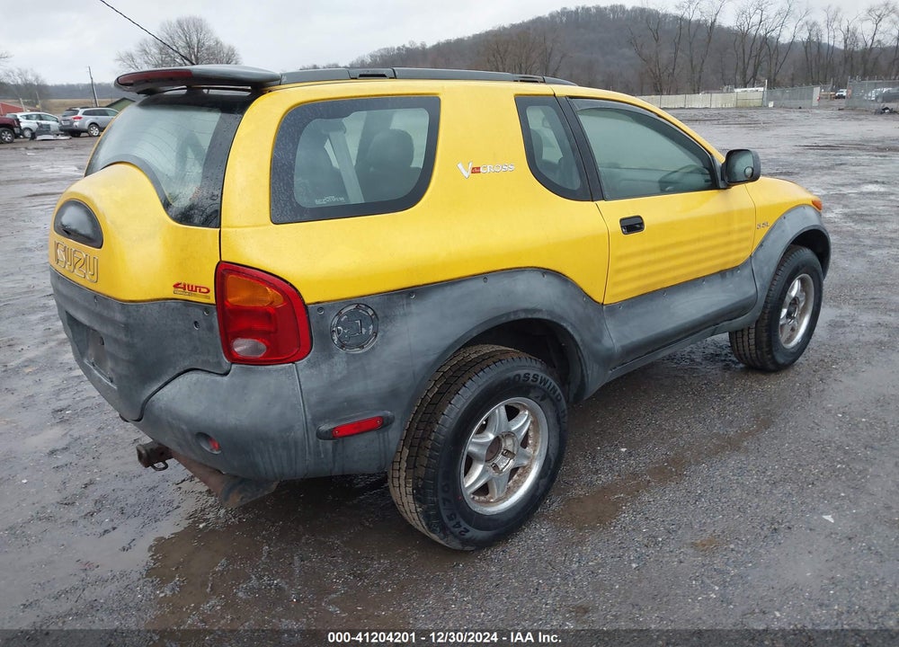 2001 ISUZU VEHICROSS VIN: JACCN57X617D01199