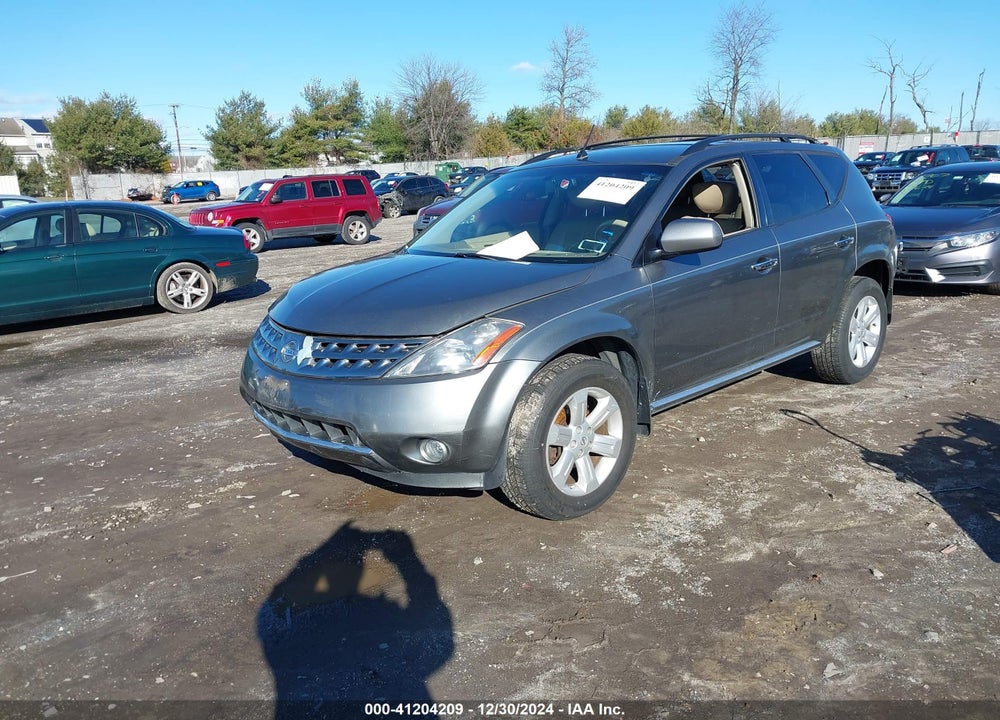 2007 NISSAN MURANO SL VIN: JN8AZ08W37W634482