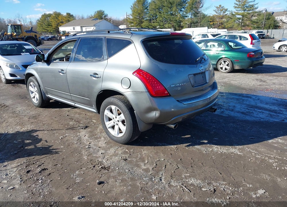2007 NISSAN MURANO SL VIN: JN8AZ08W37W634482