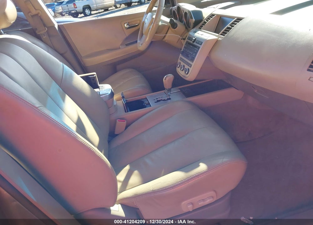 2007 NISSAN MURANO SL VIN: JN8AZ08W37W634482