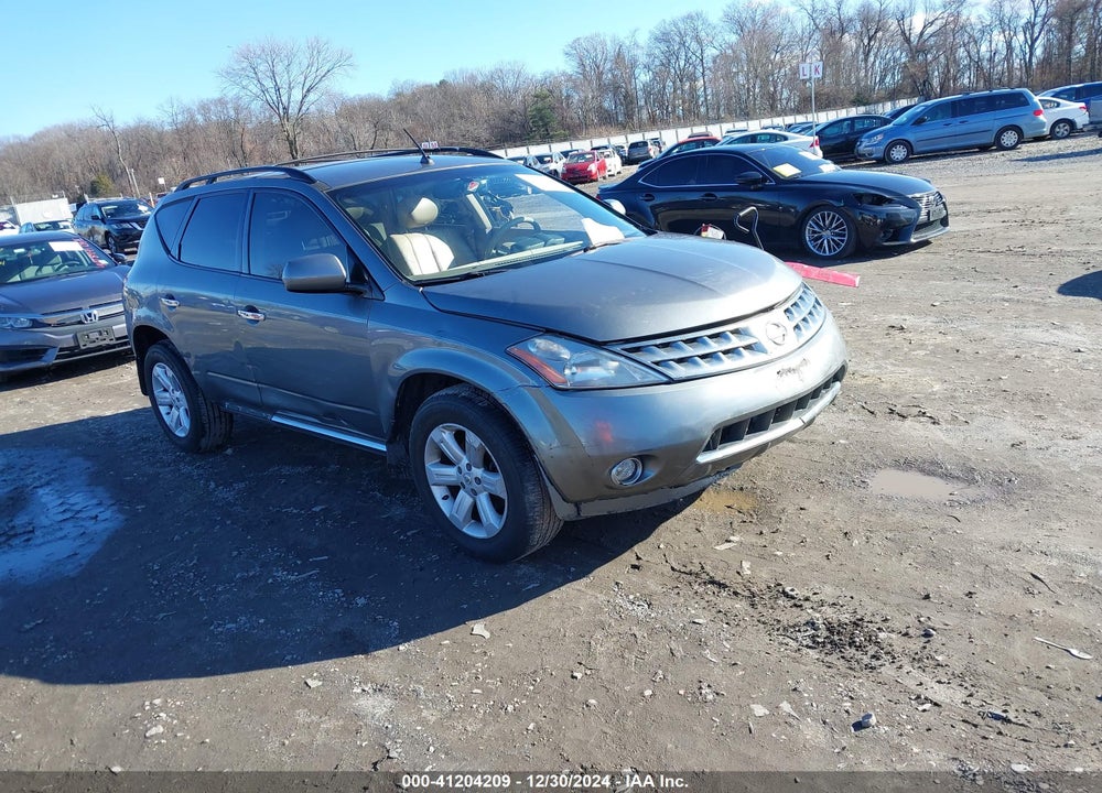 2007 NISSAN MURANO SL VIN: JN8AZ08W37W634482
