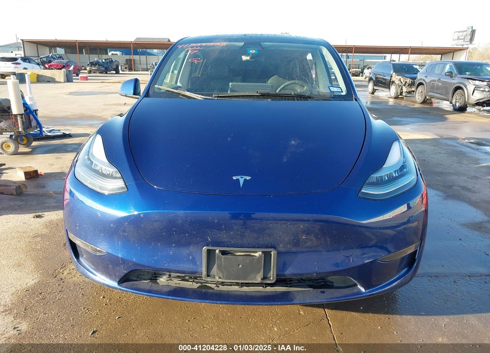 2021 TESLA MODEL Y LONG RANGE DUAL MOTOR ALL-WHEEL DRIVE VIN: 5YJYGDEE3MF105360