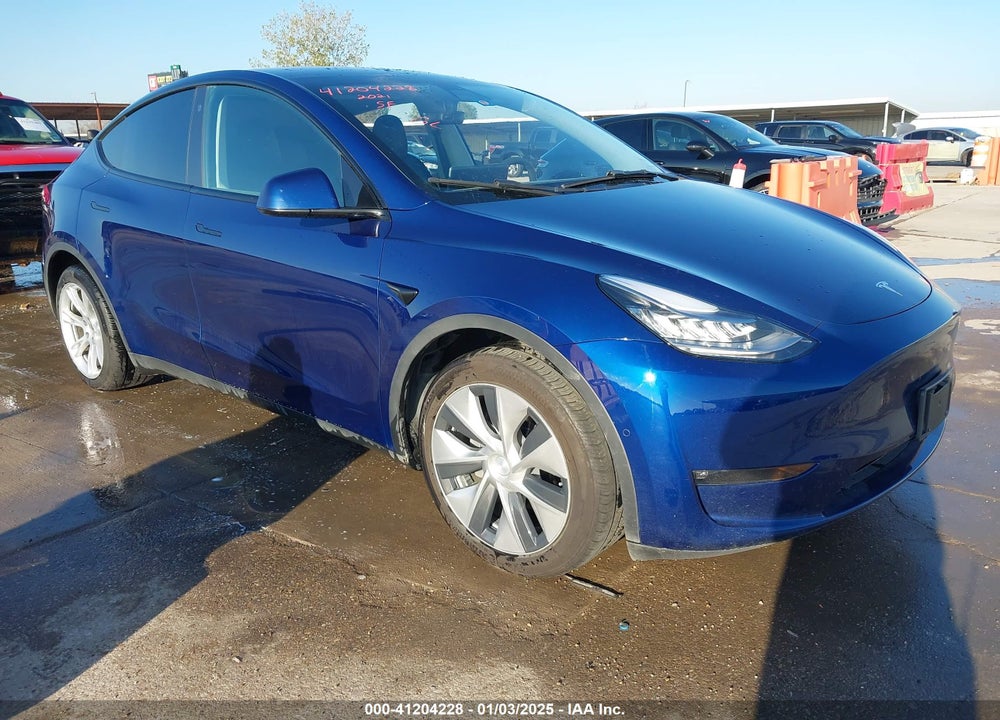 2021 TESLA MODEL Y LONG RANGE DUAL MOTOR ALL-WHEEL DRIVE VIN: 5YJYGDEE3MF105360
