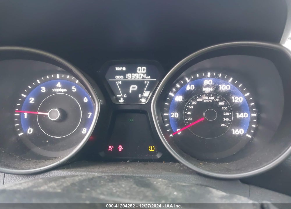 2012 HYUNDAI ELANTRA GLS VIN: 5NPDH4AE3CH067839
