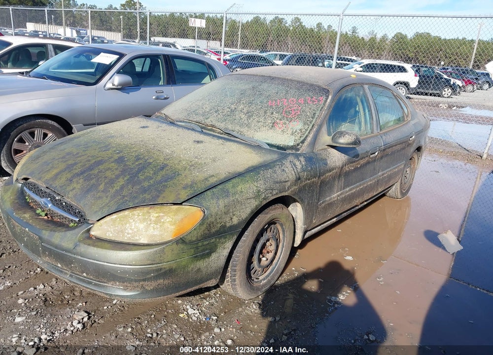 2002 FORD TAURUS LX VIN: 1FAFP52U52A258438