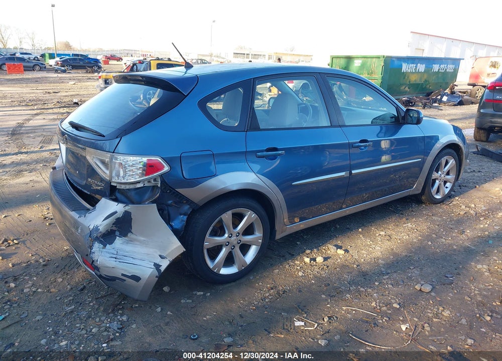 2008 SUBARU IMPREZA OUTBACK SPORT VIN: JF1GH636X8H836749