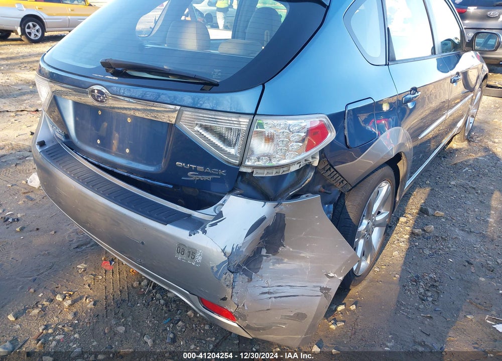 2008 SUBARU IMPREZA OUTBACK SPORT VIN: JF1GH636X8H836749