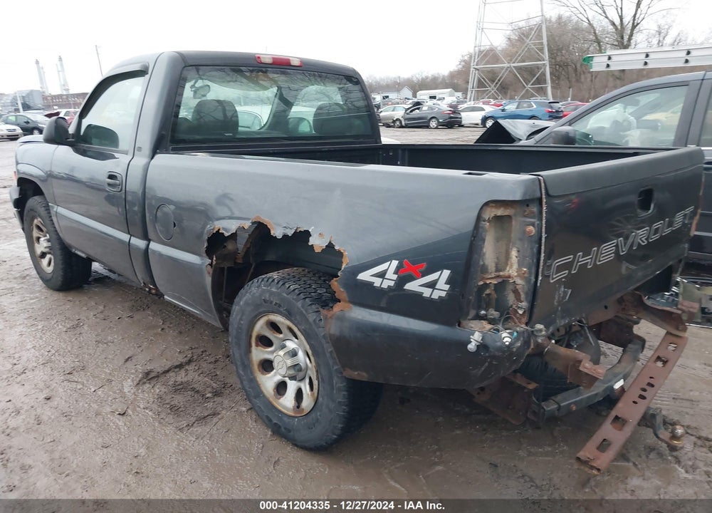 2005 CHEVROLET SILVERADO 1500 WORK TRUCK VIN: 1GCEK14X65Z329723