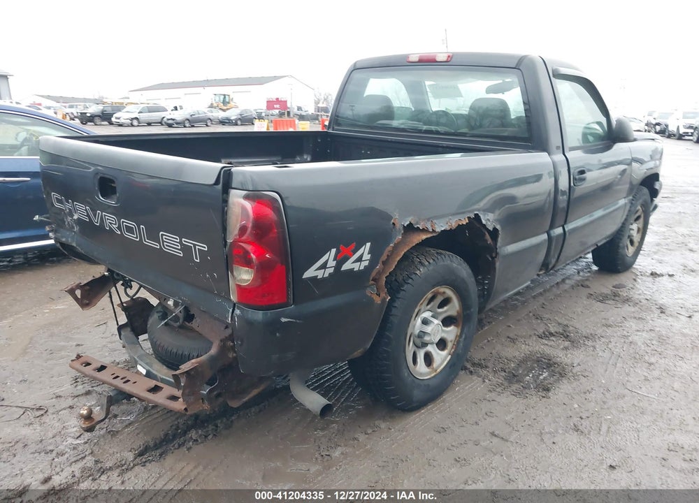 2005 CHEVROLET SILVERADO 1500 WORK TRUCK VIN: 1GCEK14X65Z329723