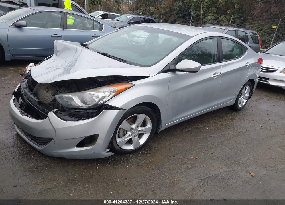 2013 HYUNDAI ELANTRA GLS VIN: 5NPDH4AE6DH190956
