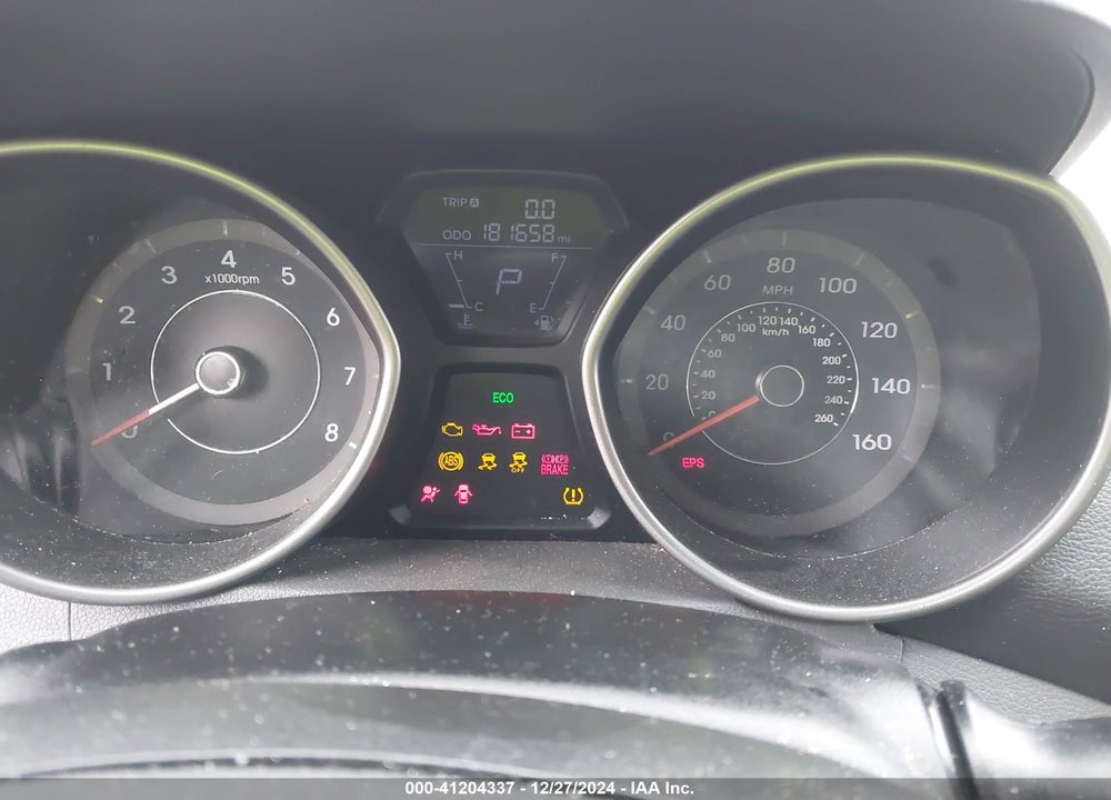 2013 HYUNDAI ELANTRA GLS VIN: 5NPDH4AE6DH190956